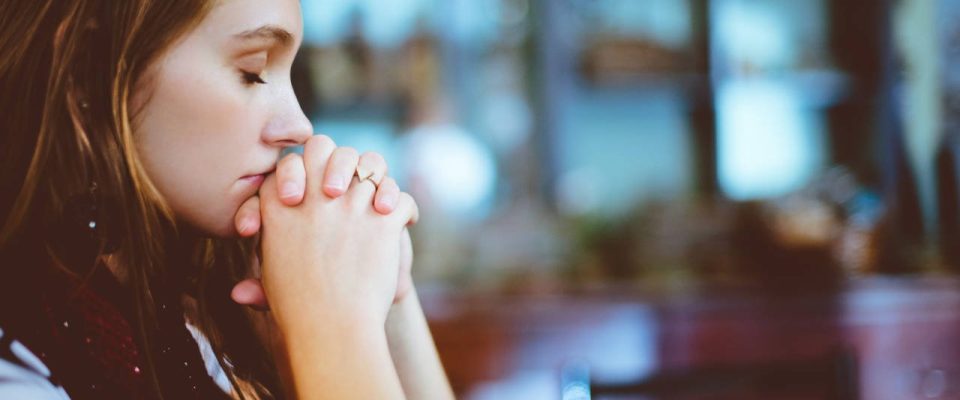 Woman Thinking and Praying